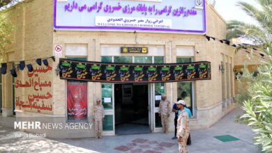 تردد کاروان های زیارتی عتبات کرمانشاهی از مرز خسروی