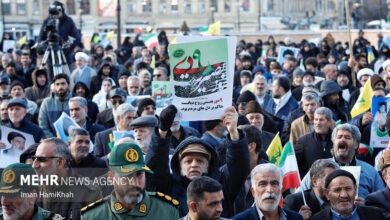 حماسه حضور نهم دی روز بصیرت در میدان امام خمینی(ره) همدان