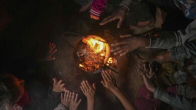 وضعیت آوارگان فلسطینی در زمستان سرد و گرماگرم جنگ