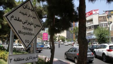 جانمایی المان «برای ایران» در سعادت آباد