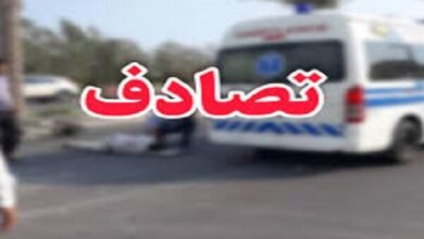 فیلم واژگونی شدید خودرو ۲۰۶ در بزرگراه آزادگان جنوب