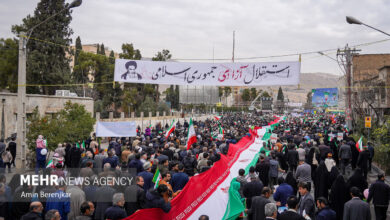 حضور پرشور مردم در راهپیمایی ۲۲ بهمن؛ نمایش اتحاد و اقتدار ایران