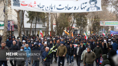 راهپیمایی ۲۲ بهمن در بجنورد