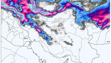 هواشناسی ایران ۳ اسفند؛ هشدار بارش برف و تگرگ شدید در ۱۵ استان