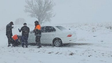 هشدار پلیس راه کرمانشاه درباره لغزندگی جاده‌ها