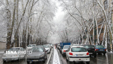 دمای تهران زیر صفر می‌رود