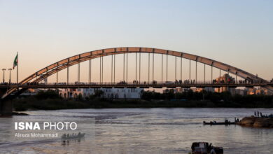 «کارون» برای نوروز زیبا می‌شود/ طراحی «پل گردشگری» اهواز 