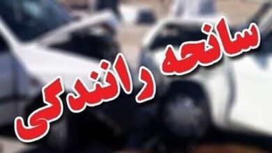 فوت شهروند تبریزی در سانحه رانندگی