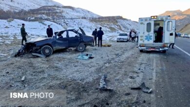 حوادث رانندگی در چهارمحال و بختیاری ۱۲ مصدوم برجای گذاشت