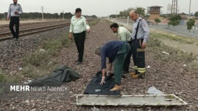 جان باختن مرد ۵۵ ساله در حادثه برخورد با قطار درگلستان