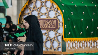 مراسم «شیرخوارگان حسینی» در سمنان