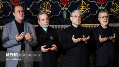 حضور عراقچی در مراسم خطبه خوانی شب شهادت امام رضا (ع)
