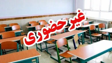۳ مدرسه شهرستان سمنان غیرحضوری شد ۳ مدرسه شهرستان سمنان غیرحضوری شد