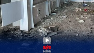 اغتشاشگران بانک را در استان ایلام به آتش کشیدند!