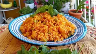 کته گوجه با نخودفرنگی؛ غذایی ساده با مواد اولیه در دسترس